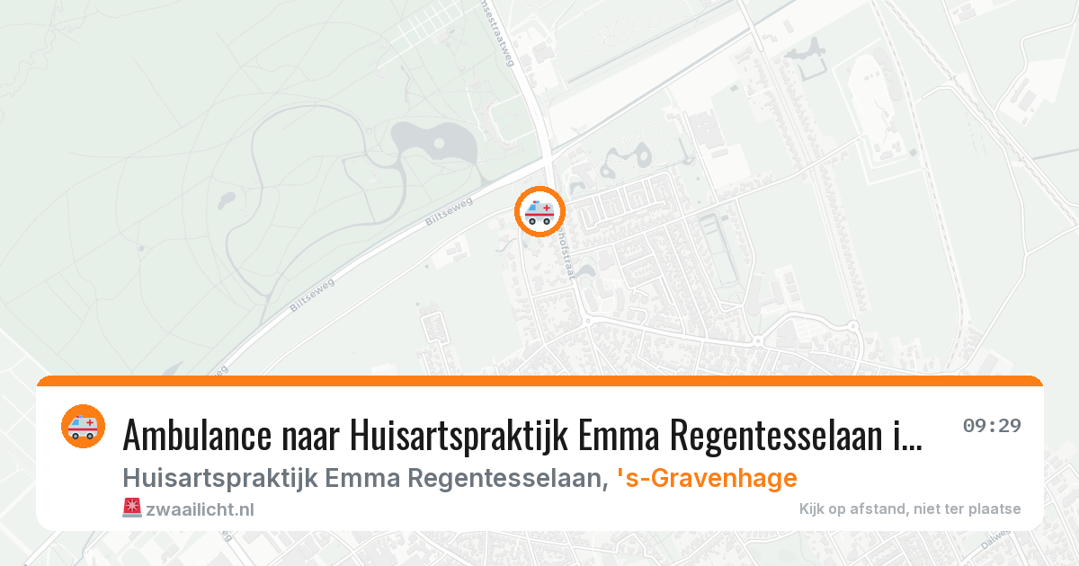 Ambulance naar Huisartspraktijk Emma Regentesselaan in 's-Gravenhage — 30 jan 2026