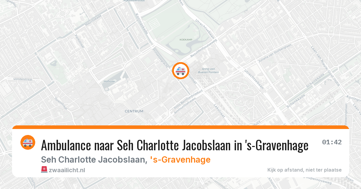 Ambulance naar Seh Charlotte Jacobslaan in 's-Gravenhage — 1 feb 2026