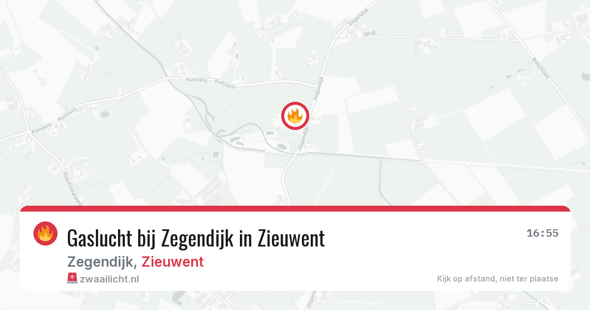 Gaslucht bij Zegendijk in Zieuwent — 6 apr 2026