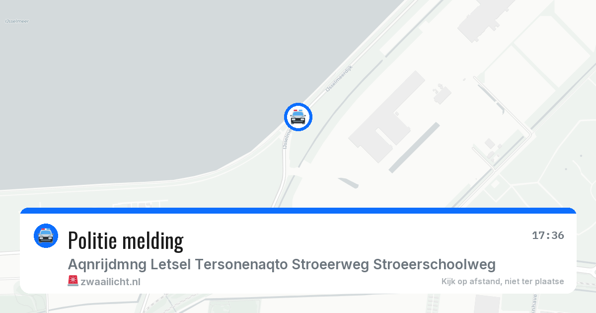 Politie melding — 1 jul 2026