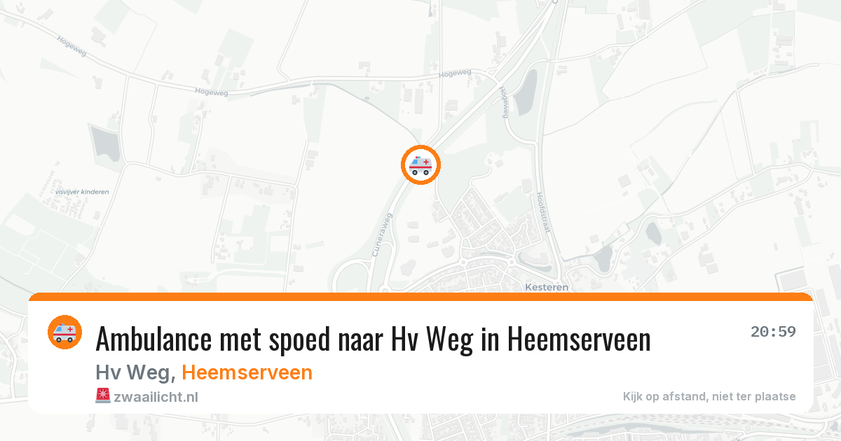 Ambulance met spoed naar Hv Weg in Heemserveen — 4 feb 2026