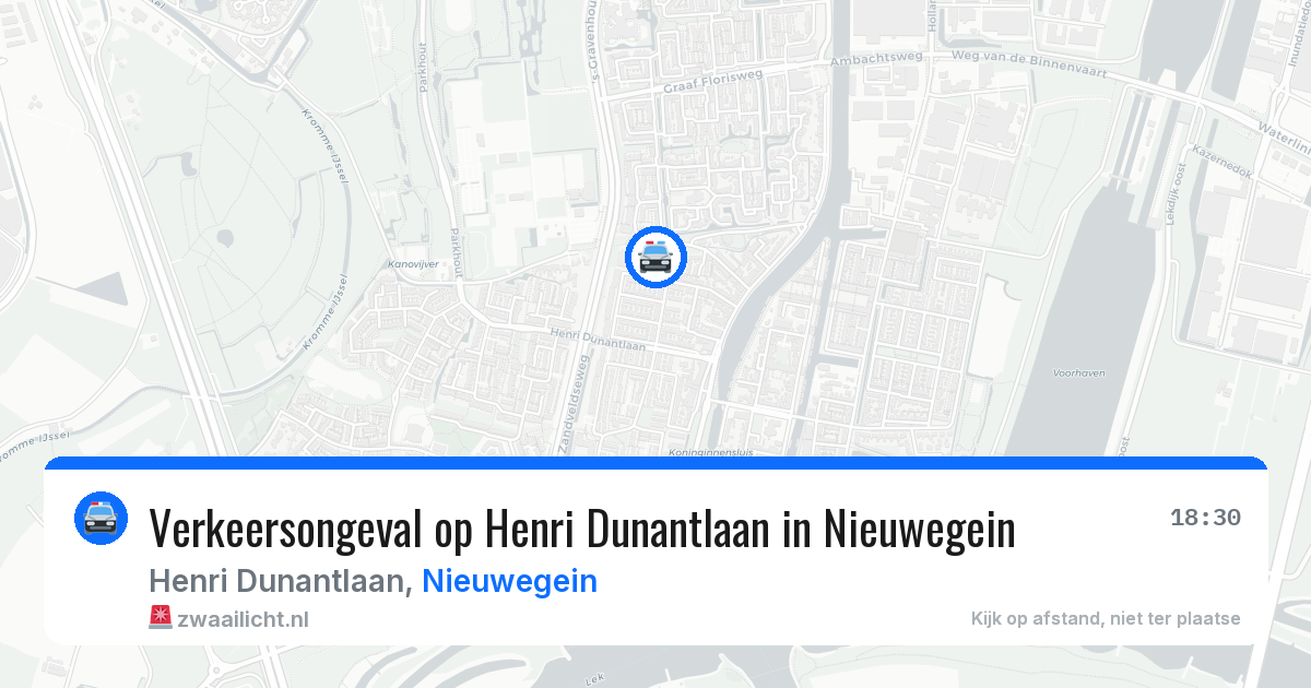 Verkeersongeval op Henri Dunantlaan in Nieuwegein — 23 apr 2026