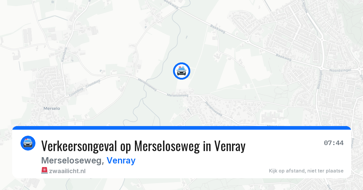Verkeersongeval op Merseloseweg in Venray — 10 feb 2026