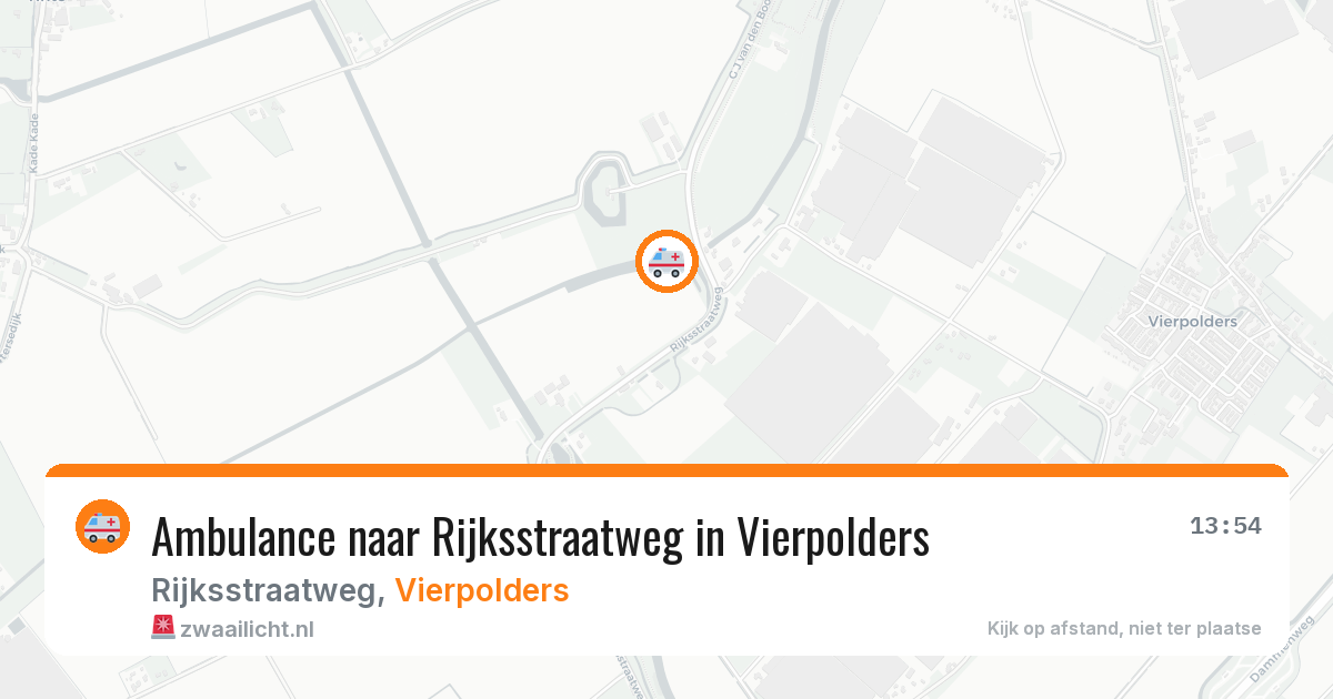 Ambulance naar Rijksstraatweg in Vierpolders — 9 mei 2026