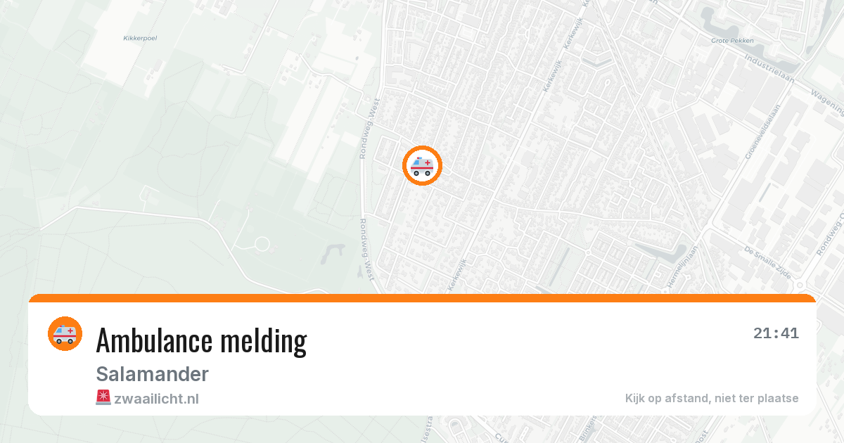 Ambulance melding — 7 jul 2026