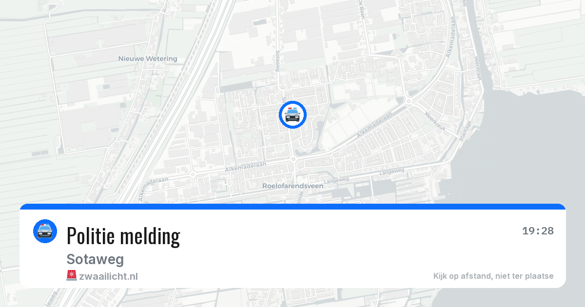 Politie melding — 1 apr 2026