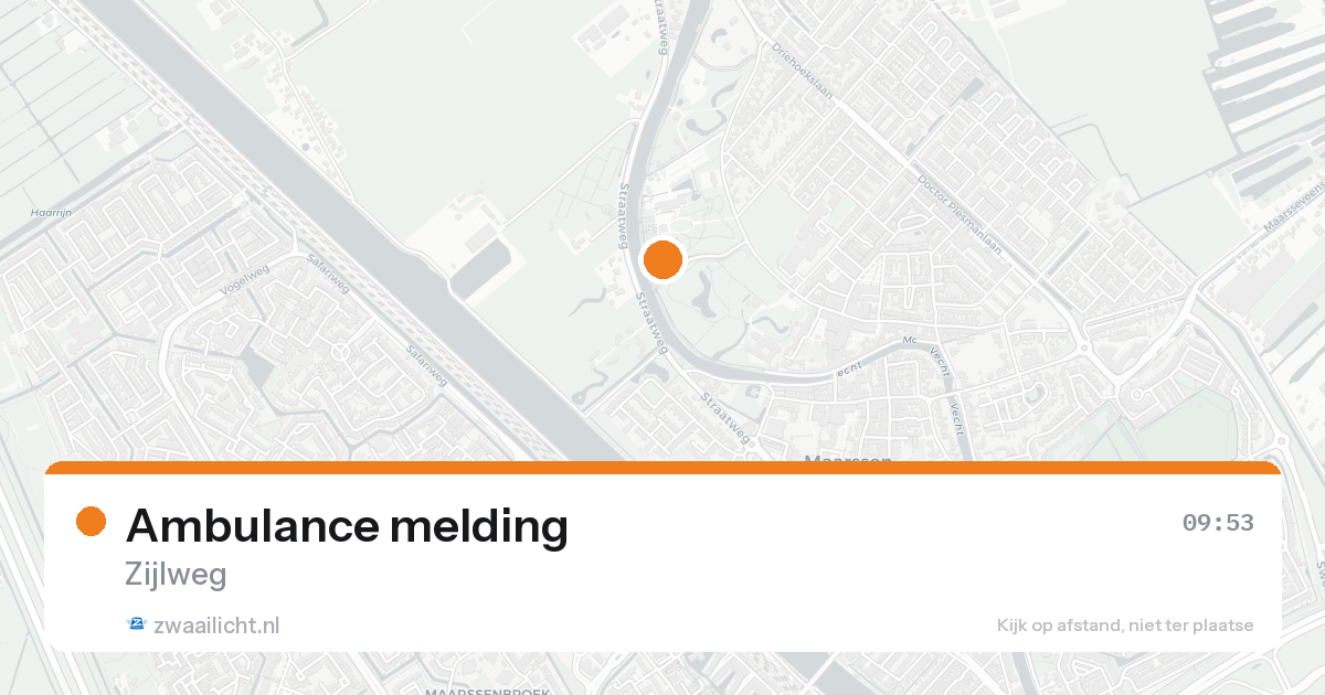 Ambulance melding — 23 mei 2026