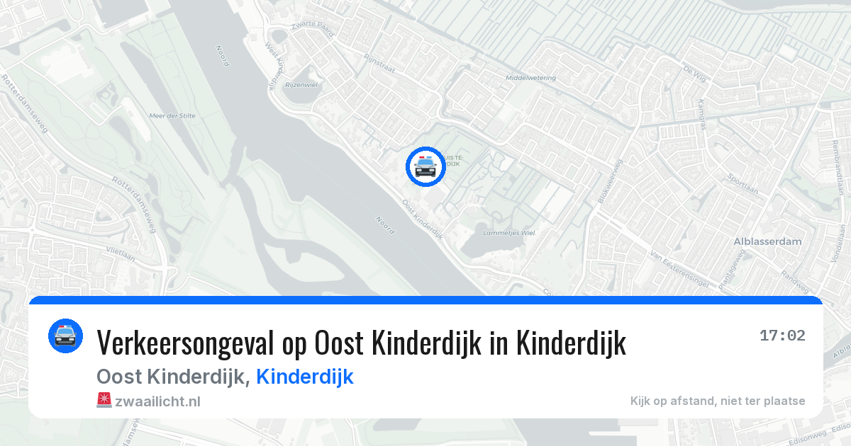 Verkeersongeval op Oost Kinderdijk in Kinderdijk — 14 apr 2026