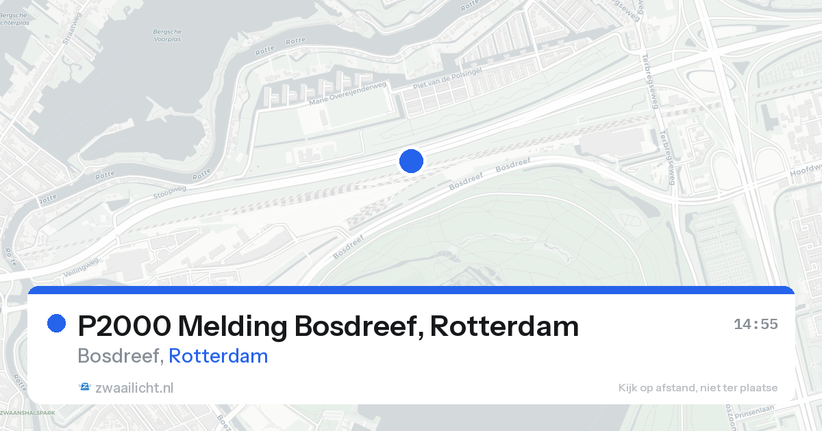 P2000 Melding Bosdreef, Rotterdam — 21 aug 2026