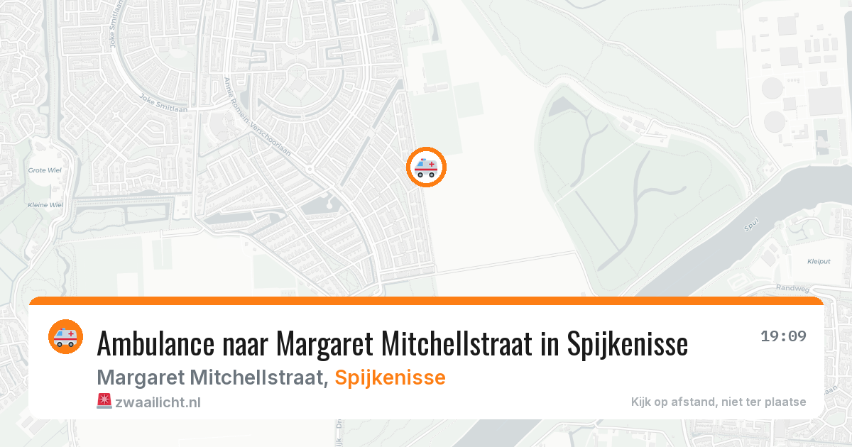 Ambulance naar Margaret Mitchellstraat in Spijkenisse — 10 jul 2026