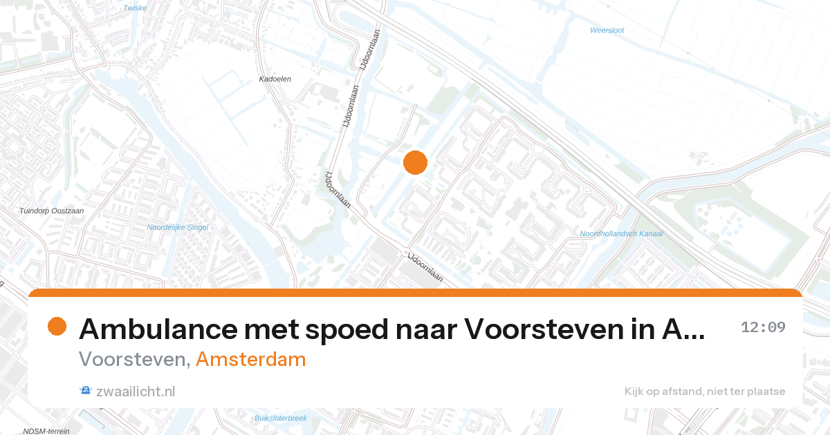 Ambulance met spoed naar Voorsteven in Amsterdam — 28 aug 2026