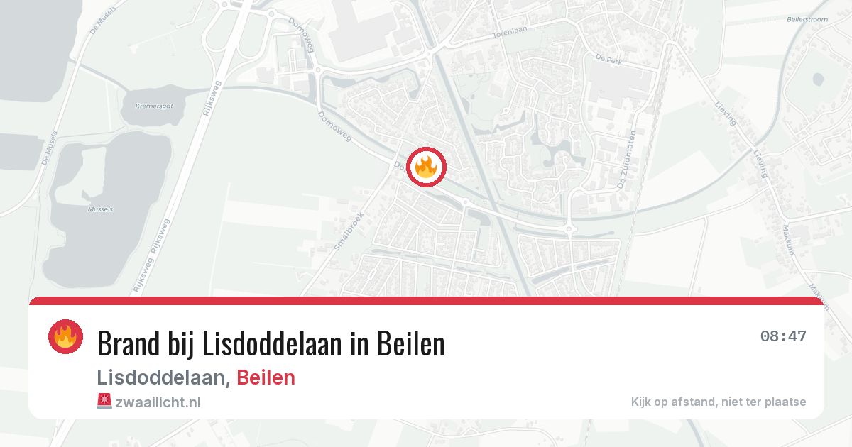 Brand bij Lisdoddelaan in Beilen — 20 mrt 2026