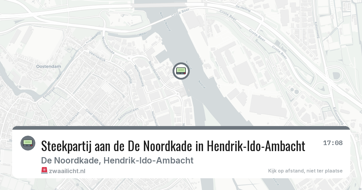 Steekpartij aan de De Noordkade in Hendrik-Ido-Ambacht — 22 feb 2026