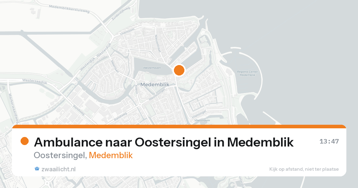 Ambulance naar Oostersingel in Medemblik — 19 mei 2026