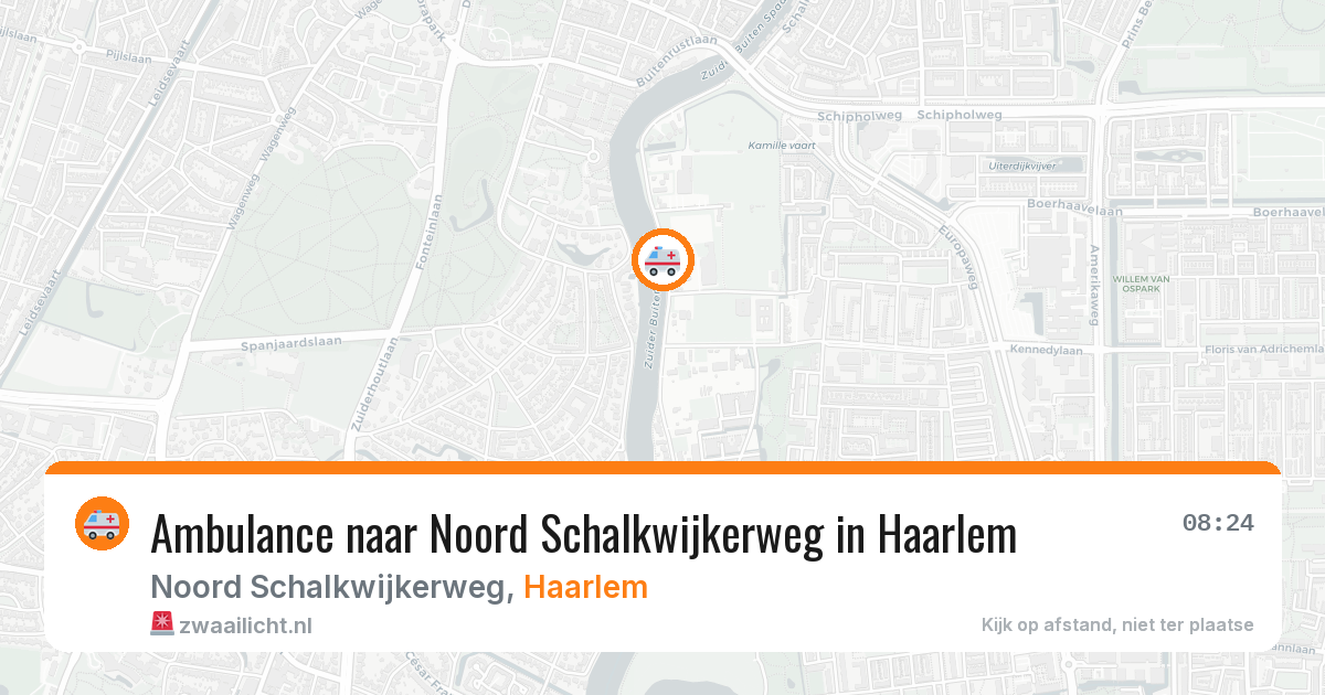 Ambulance naar Noord Schalkwijkerweg in Haarlem — 7 apr 2026