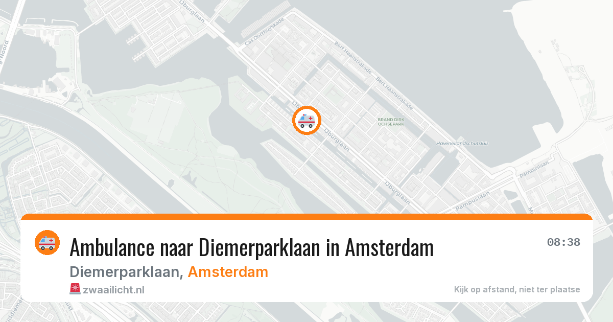 Ambulance naar Diemerparklaan in Amsterdam — 27 jun 2026