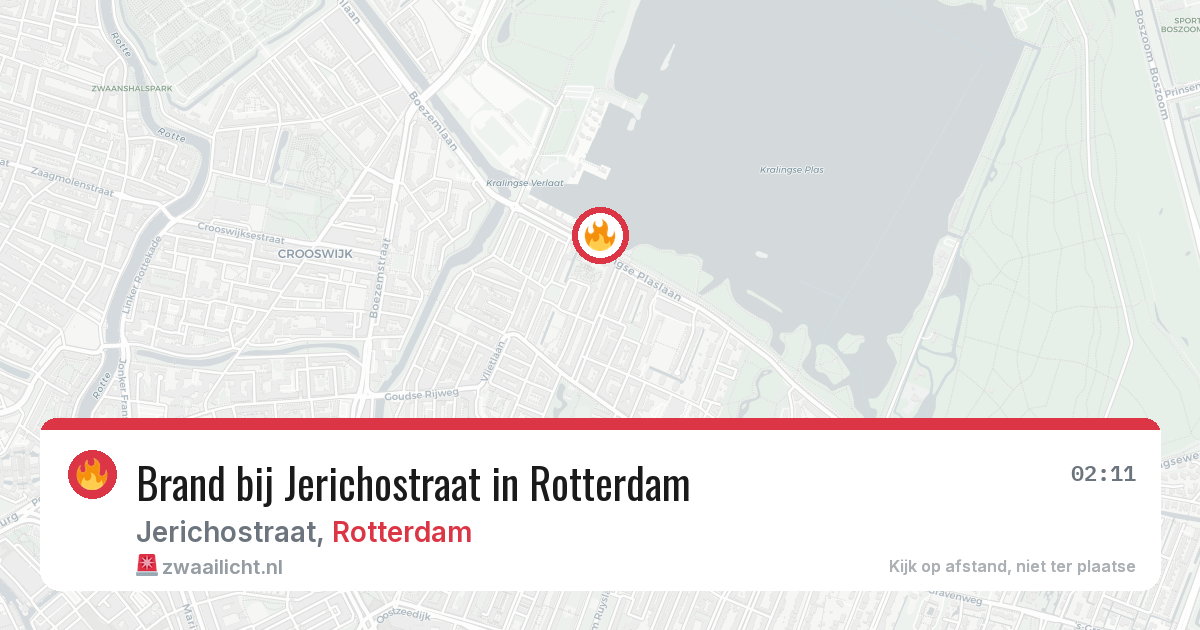 Brand bij Jerichostraat in Rotterdam — 27 jul 2026