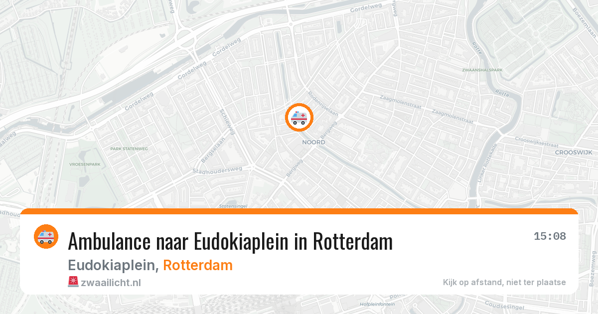 Ambulance naar Eudokiaplein in Rotterdam — 8 apr 2026