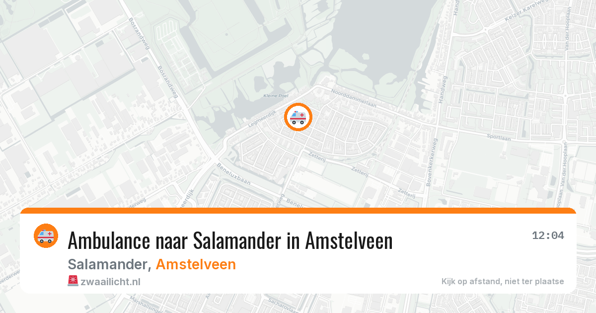 Ambulance naar Salamander in Amstelveen — 19 jun 2026