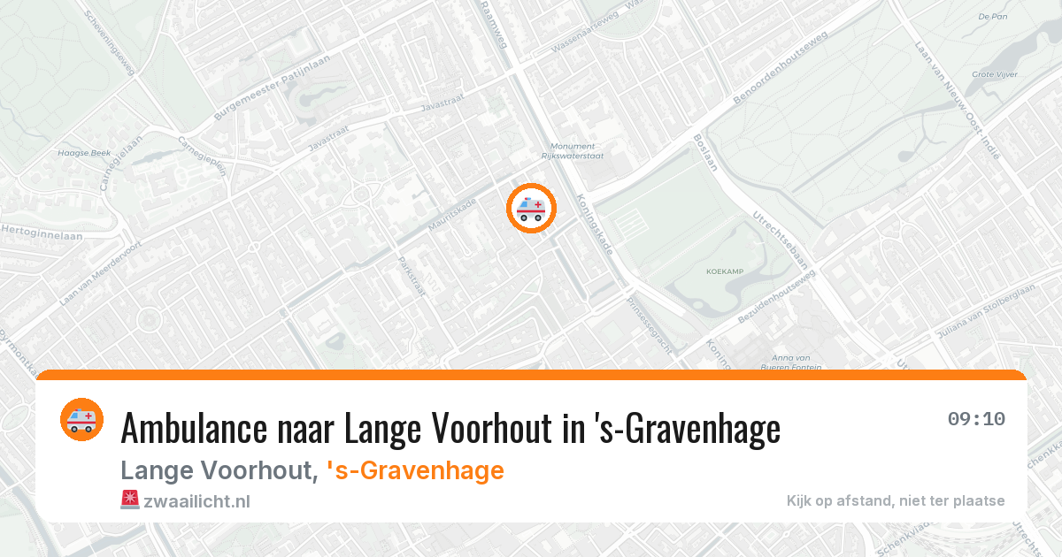 Ambulance naar Lange Voorhout in 's-Gravenhage — 25 feb 2026