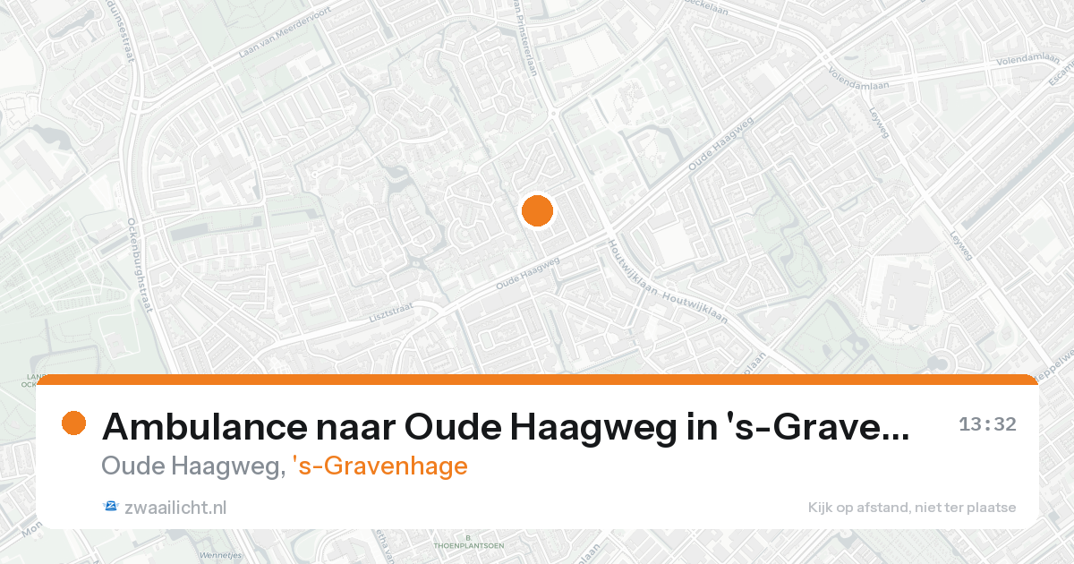 Ambulance naar Oude Haagweg in 's-Gravenhage — 30 jan 2026