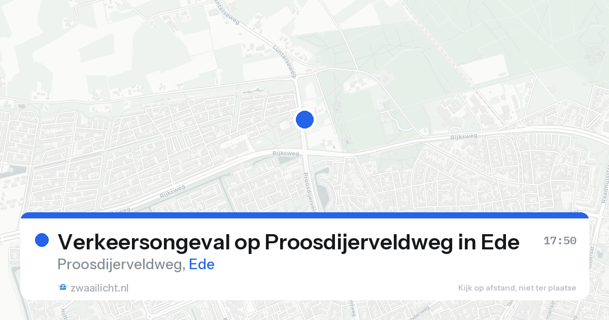 Verkeersongeval op Proosdijerveldweg in Ede — 23 jun 2026