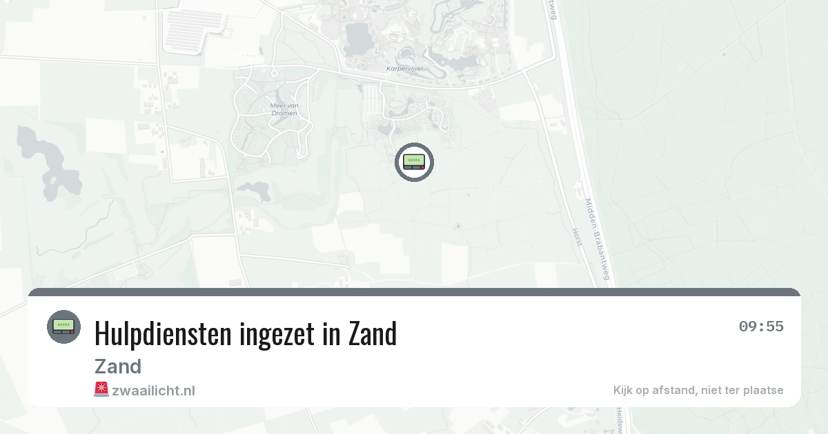 Hulpdiensten ingezet in Zand — 2 mei 2026 | 🚨 Zwaailicht.nl