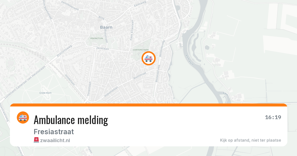 Ambulance melding — 8 feb 2026