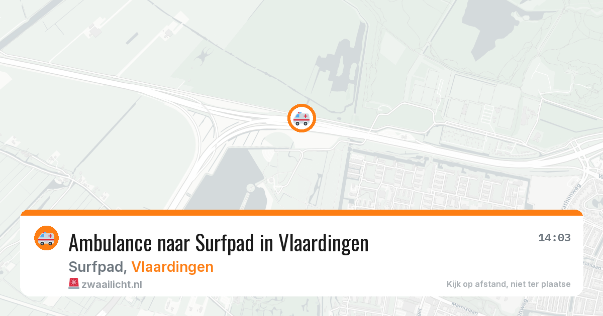 Ambulance naar Surfpad in Vlaardingen — 11 aug 2026