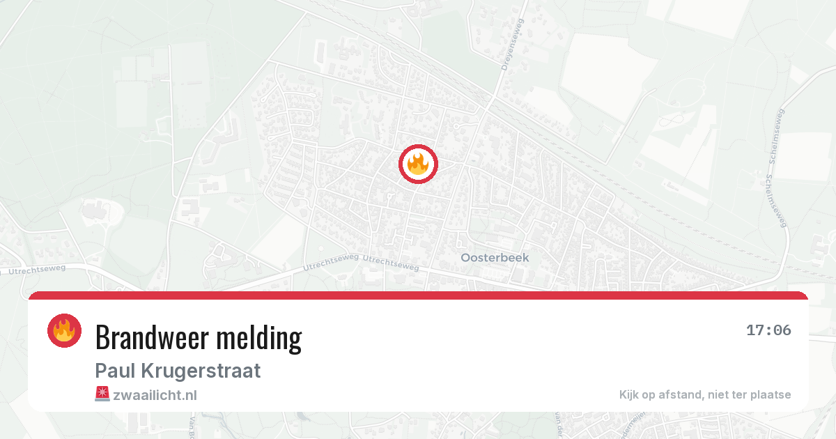 Brandweer melding — 25 jun 2026