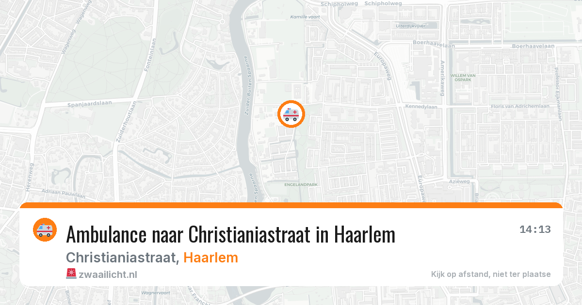 Ambulance naar Christianiastraat in Haarlem — 23 apr 2026
