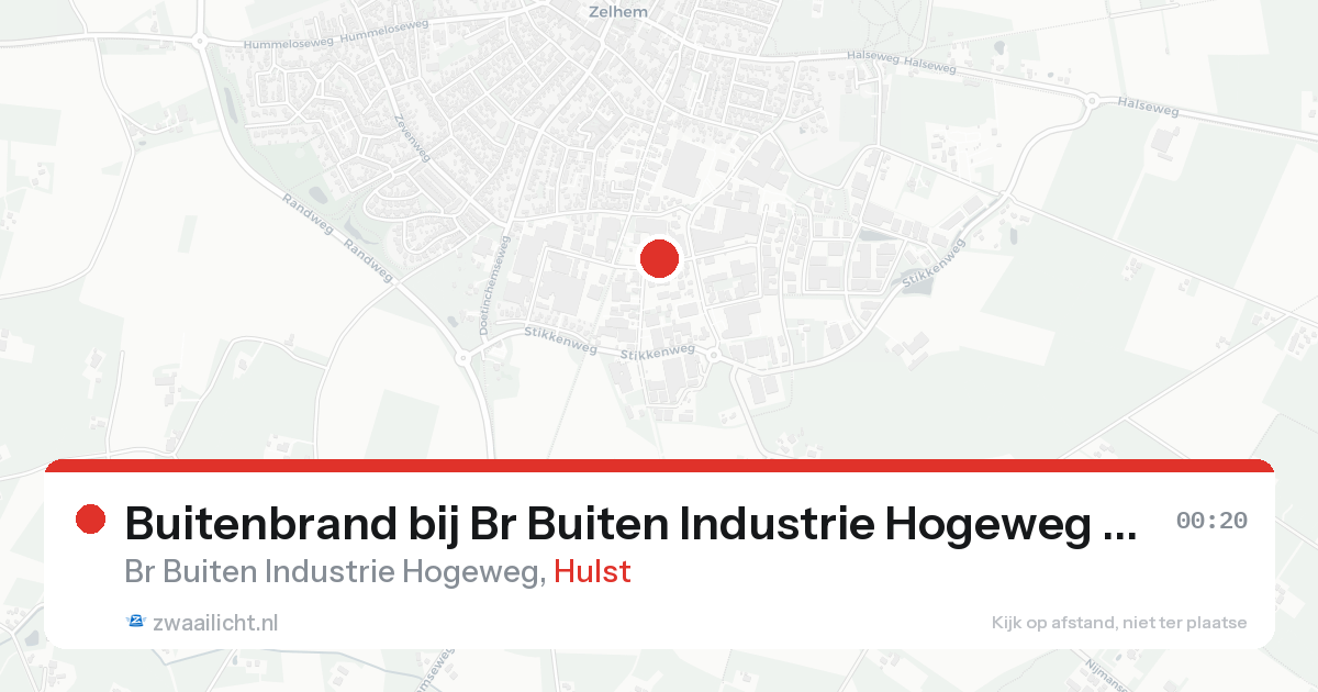 Buitenbrand bij Br Buiten Industrie Hogeweg in Hulst — 7 feb 2026