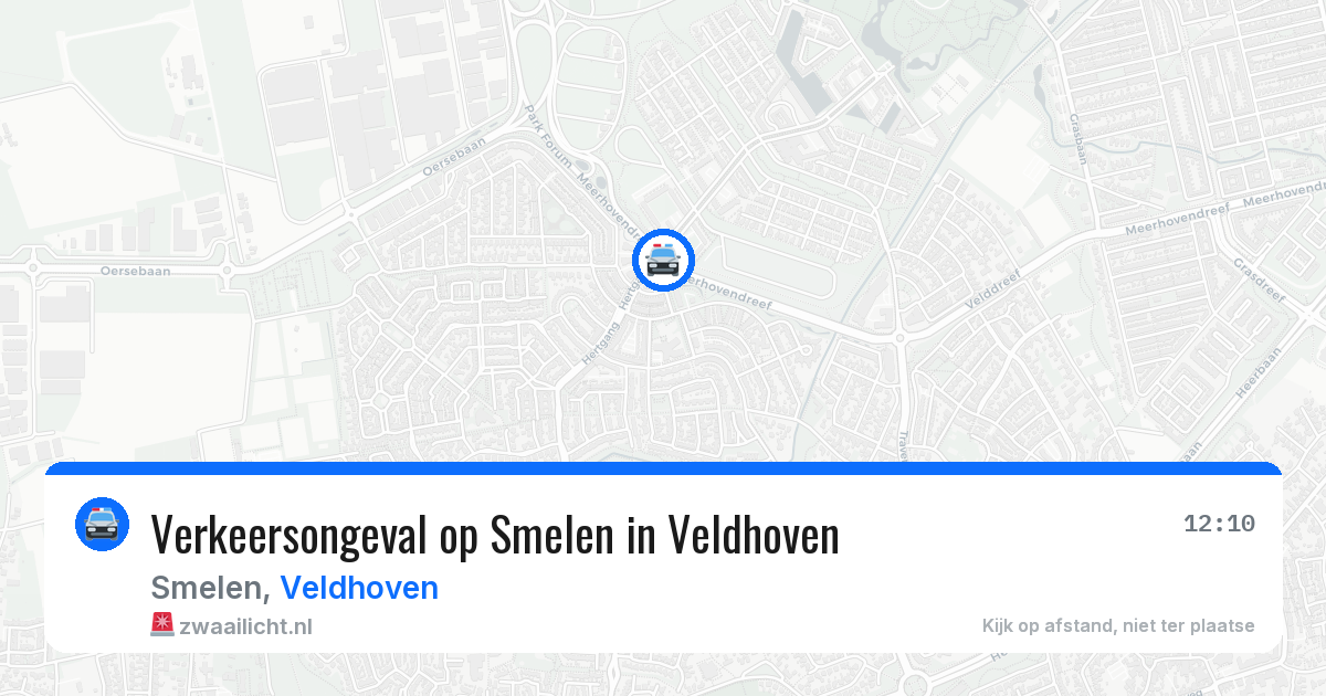 Verkeersongeval op Smelen in Veldhoven — 22 jan 2026