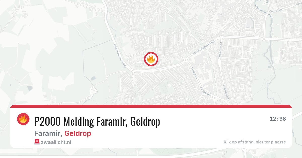 P2000 Melding Faramir, Geldrop — 28 feb 2026