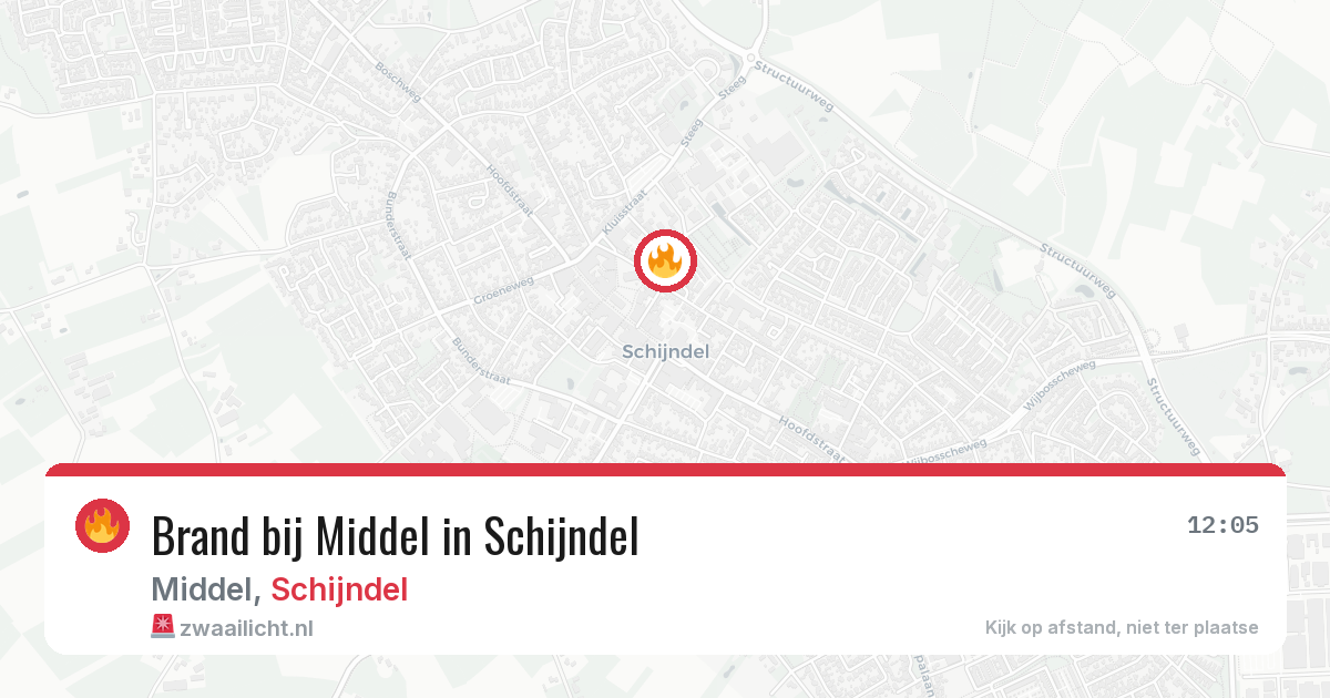 Brand bij Middel in Schijndel — 10 aug 2026