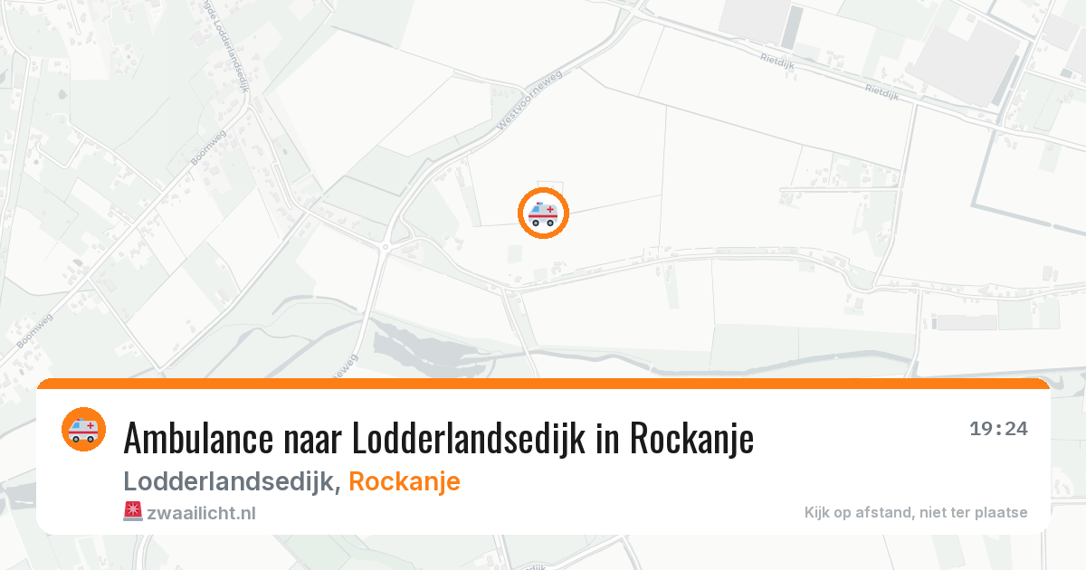 Ambulance naar Lodderlandsedijk in Rockanje — 14 aug 2026
