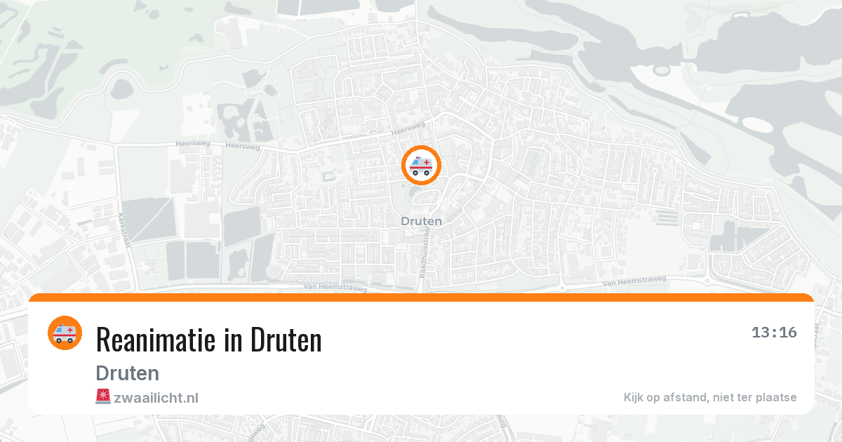 Reanimatie in Druten — 12 jun 2026