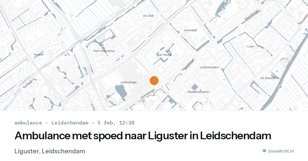 Ambulance met spoed naar Liguster in Leidschendam — 5 feb 2026