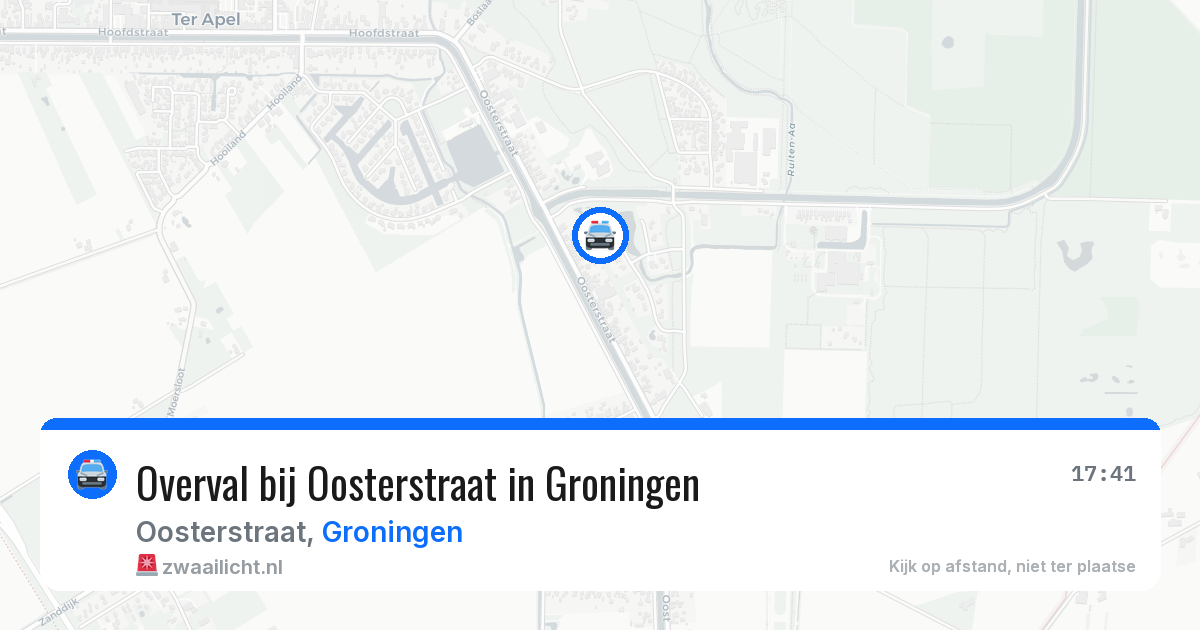 Overval bij Oosterstraat in Groningen — 19 jan 2026