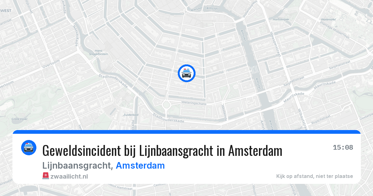 Geweldsincident bij Lijnbaansgracht in Amsterdam — 23 mei 2026