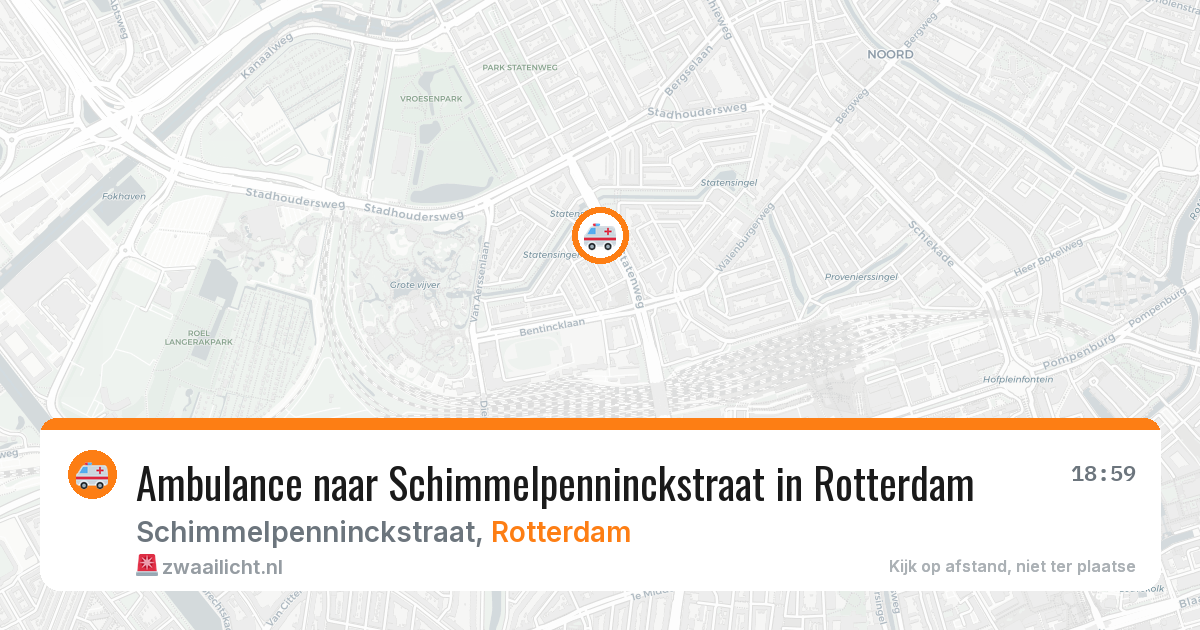 Ambulance naar Schimmelpenninckstraat in Rotterdam — 12 mei 2026