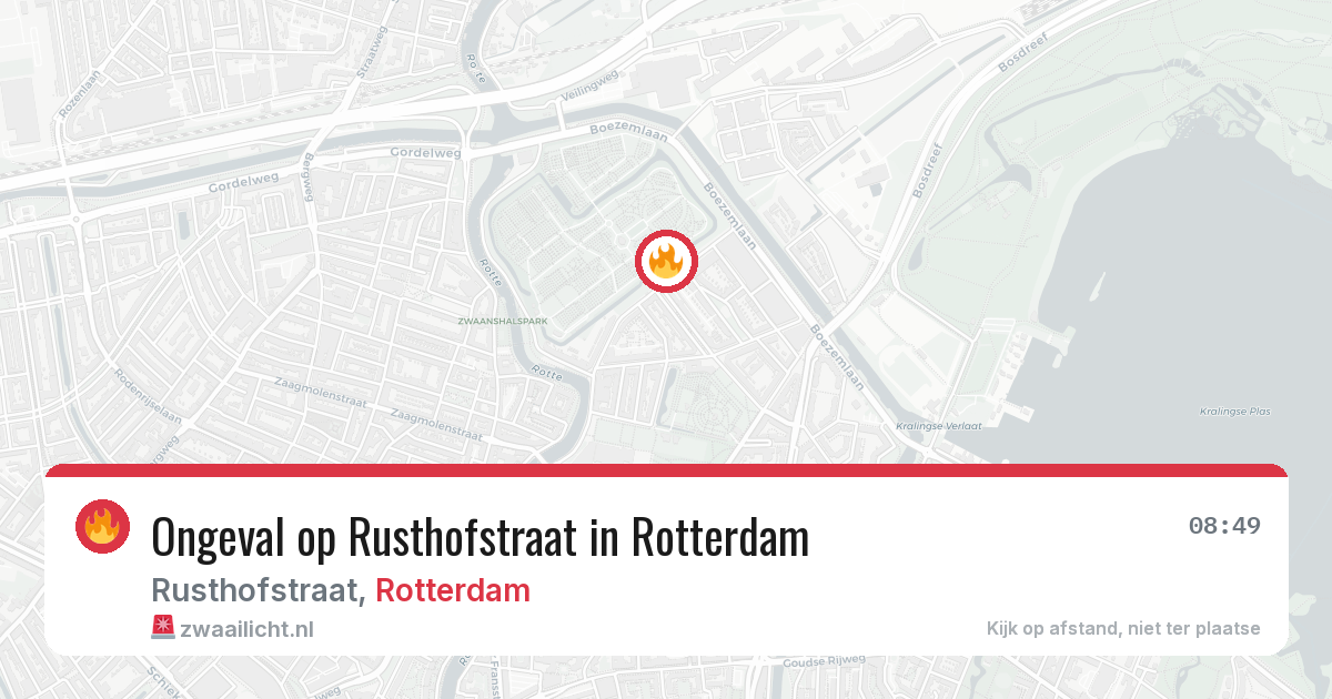 Ongeval op Rusthofstraat in Rotterdam — 15 jun 2026