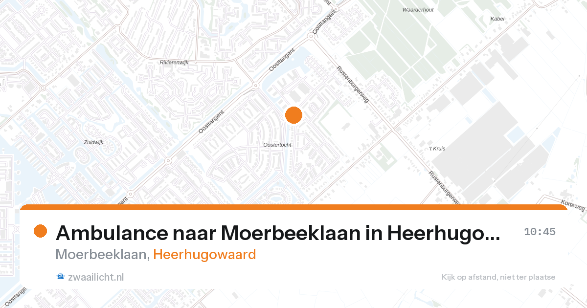 Ambulance naar Moerbeeklaan in Heerhugowaard — 12 jul 2026