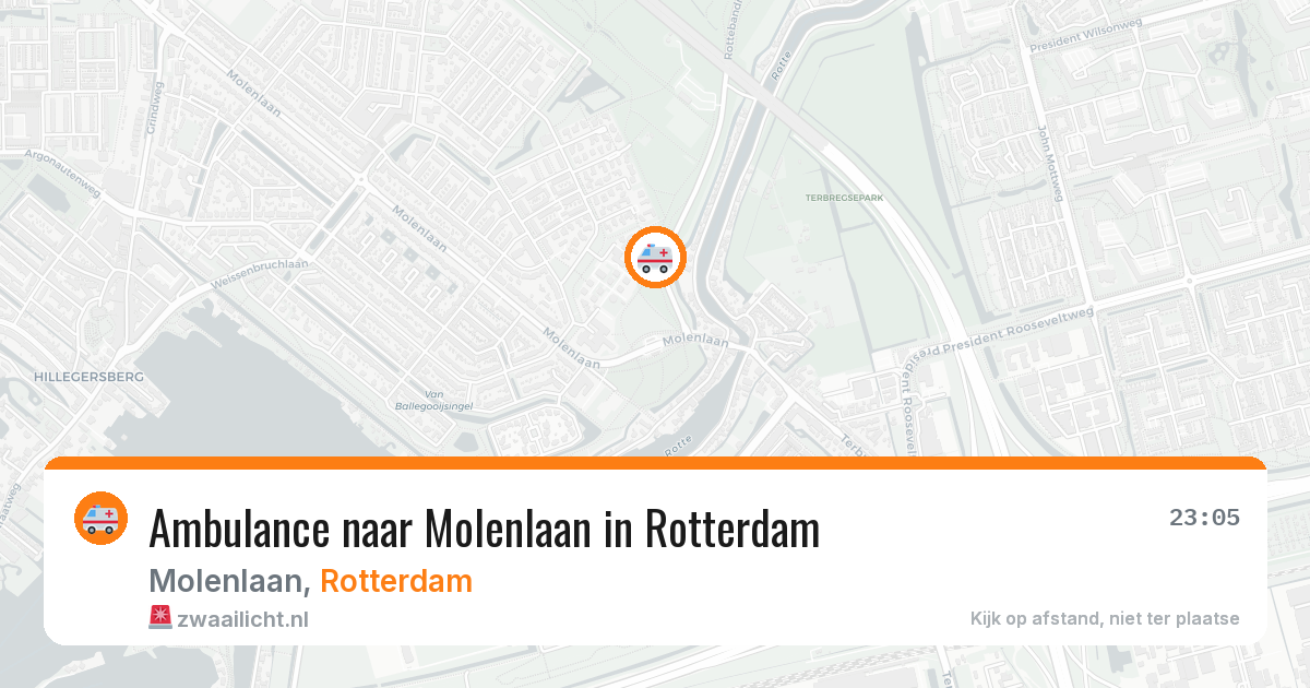Ambulance naar Molenlaan in Rotterdam — 28 apr 2026