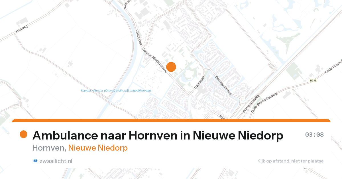 Ambulance naar Hornven in Nieuwe Niedorp — 1 feb 2026