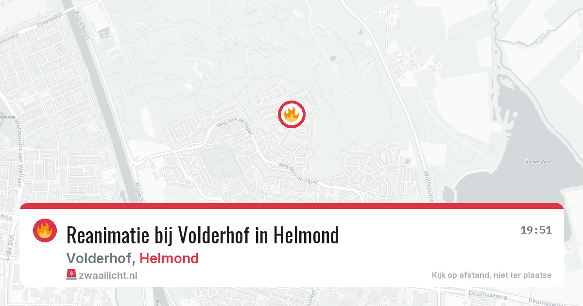 Reanimatie bij Volderhof in Helmond — 18 jan 2026