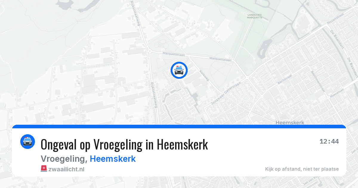 Ongeval op Vroegeling in Heemskerk — 2 jun 2026