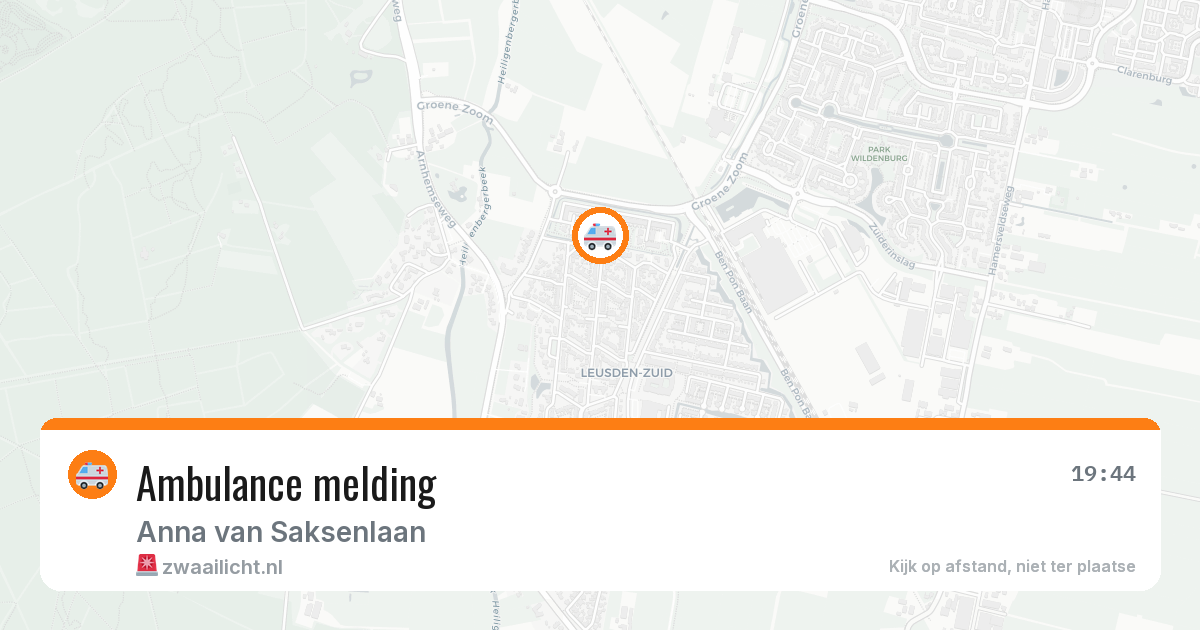 Ambulance melding — 30 jan 2026