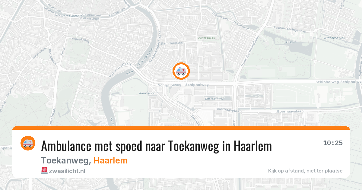 Ambulance met spoed naar Toekanweg in Haarlem — 23 mei 2026