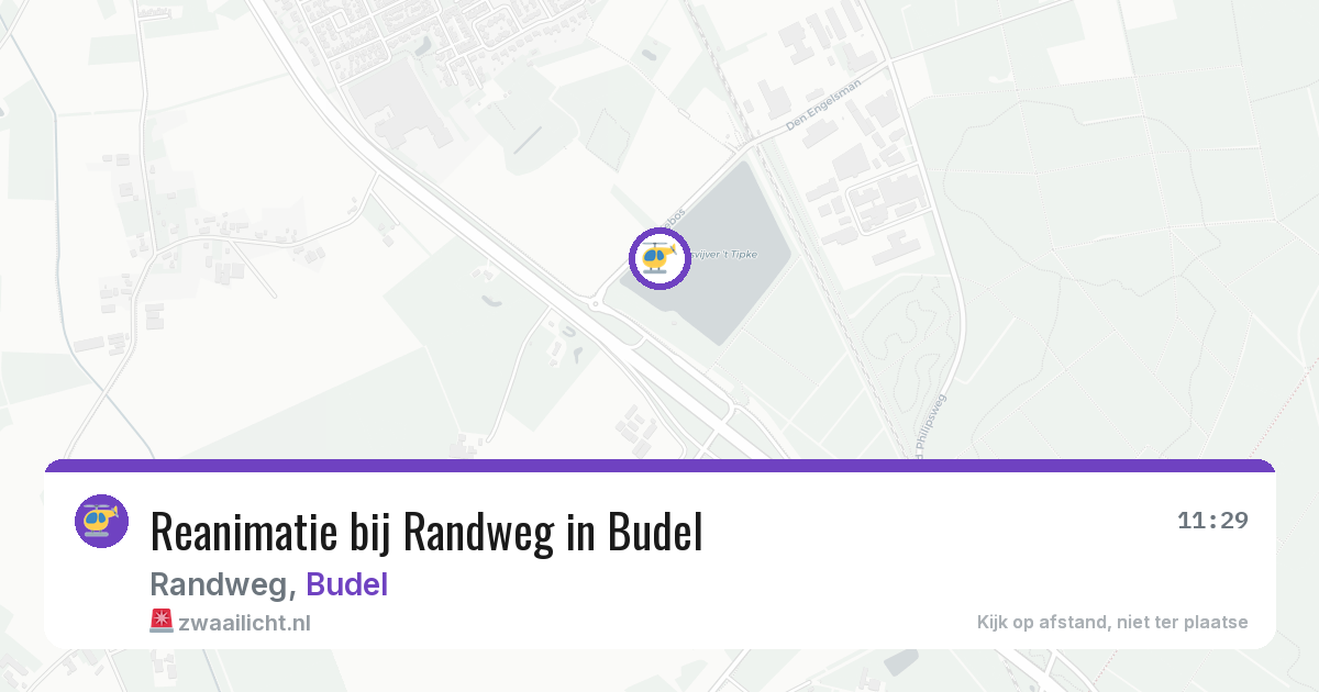 Reanimatie bij Randweg in Budel — 3 aug 2026